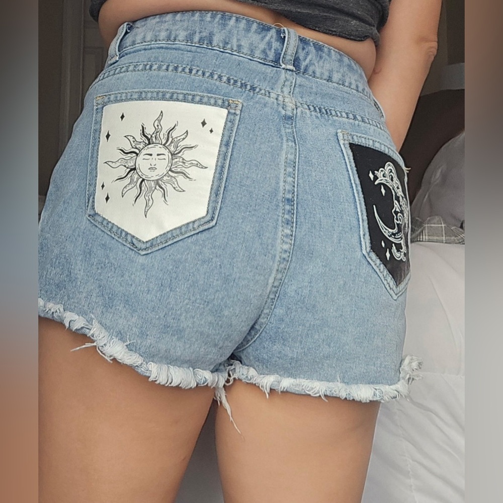 Jeans shorts. Size small. Preloved